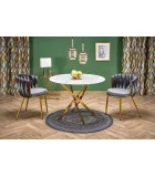 ROUND TABLE RAYMOND 2, TOP - WHITE MARBLE, LEGS - GOLD order